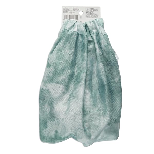 SCUNCI EARTH-FRIENDLY PLANET UPCYCLED TIE-DYE HEADWRAP, GREEN, 1-PIECE