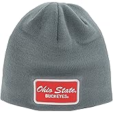 ZHATS NCAA Officially Licensed Beanie Edge Patch Brick Gray