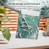 VonHaus Hammock with Stand Freestanding 2 Person Steel Frame Leaf Print view 7