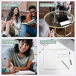 CAGIE Lined Journal Notebook, 320 Pages College