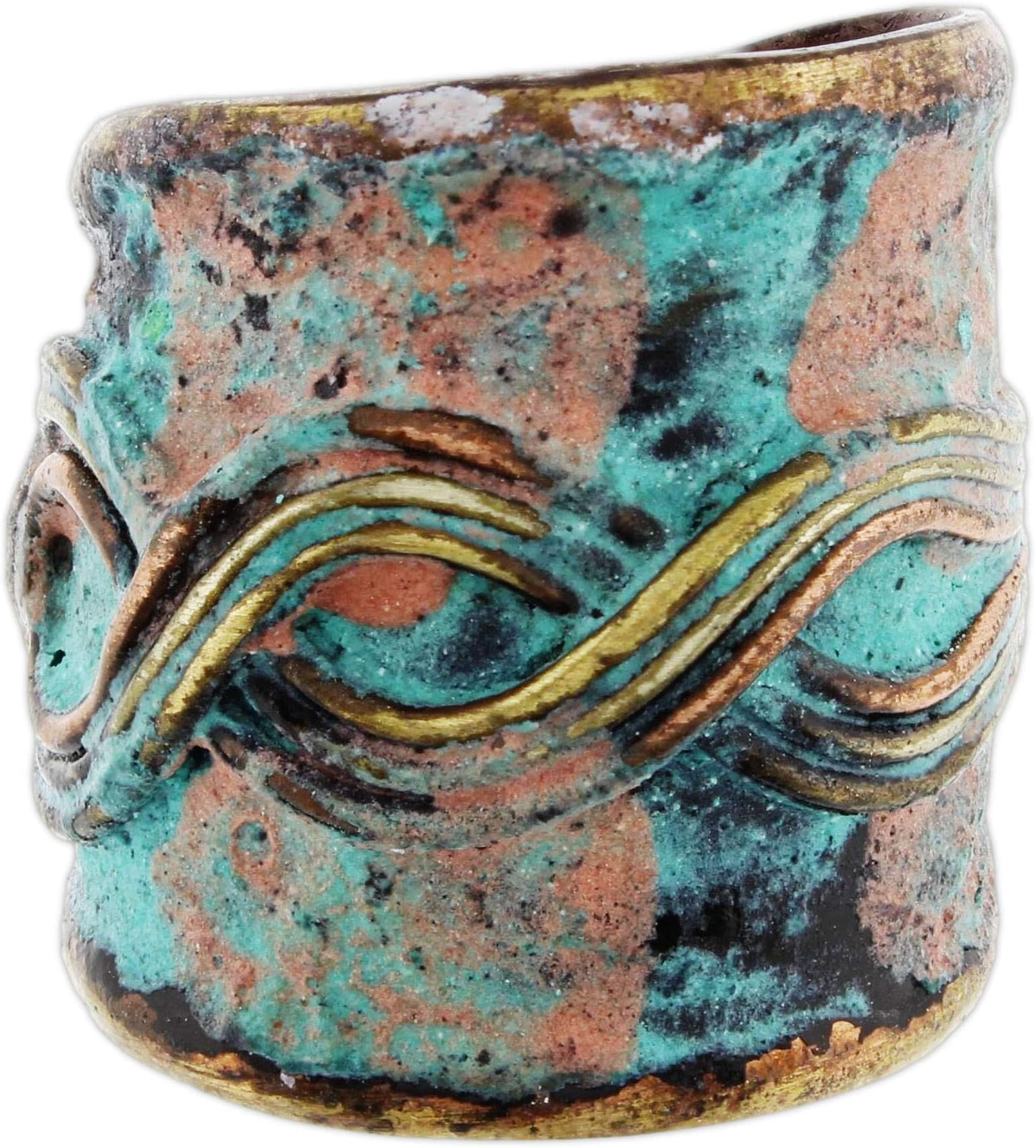 Anju Patina Cuff Ring Welded Mixed Metal Design (Tara)