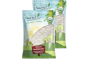 Food to Live Organic Italian Pizza Flour, 20 Pounds – Non-GMO Double Zero 00 Pizza Crust Mix, A Custom Blend of Soft Wheat Fl