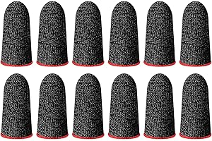 NEREIDS NET Gaming Finger Sleeves,2023 New Gamer Thumb Protector Ultra Thin High Precise Sensitive Anti-Slip Enhance Gaming Experience Finger Gloves for Mobile Game 24PCS
