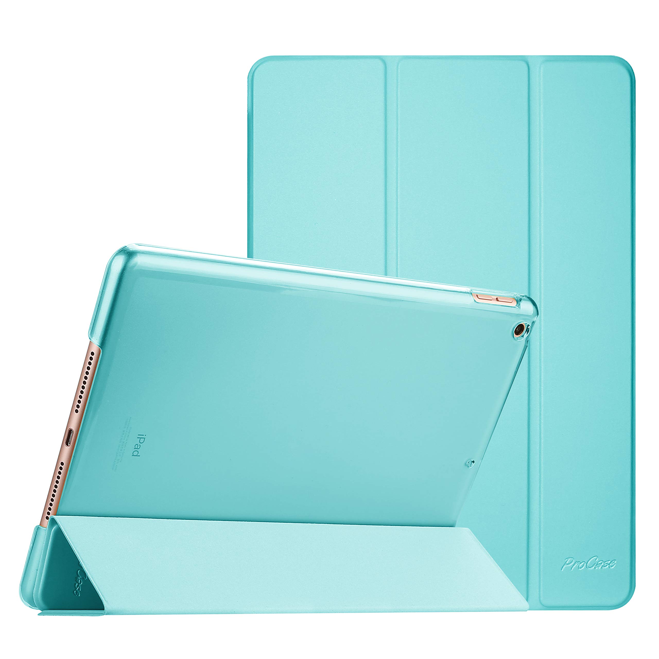 ProCase Smart Case for iPad Mini 5th Generation(2019 Model), Lightweight Cover with Auto Sleep/Wake for iPad Mini 5 -Aqua โ image 1