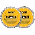 DEWALT 10-Inch Miter / Table Saw Blades, 60-Tooth Crosscutting & 32-Tooth General Purpose, Combo Pack (DW3106P5)
