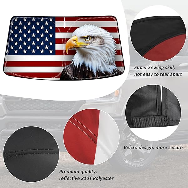 BESTVIEW WINDSHIELD SUN SHADE FOR 2012-2017 TOYOTA CAMRY, FRONT WINDOW SUNSHADE SUN VISOR PROTECTOR BLOCK UV RAYS HEAT, FOLDABLE 3 LAYERS 210T MATERIAL