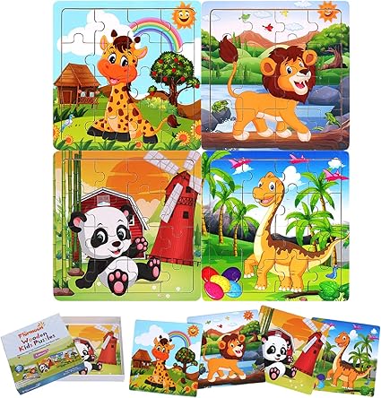 wooden puzzles for 2 year olds