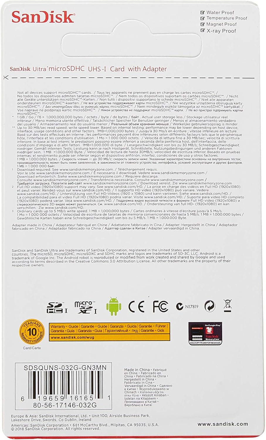 SanDisk 128GB X2 (256GB) MicroSD HC Ultra Uhs-1 Memory Card: Computers & Accessories
