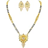 Mansiyaorange Party Casual Glorious one Gram Gold Hand Meena/Tanmaniya/Mangalsutra/Mangal Sutra for Women Gold Long Chain(30 inch)