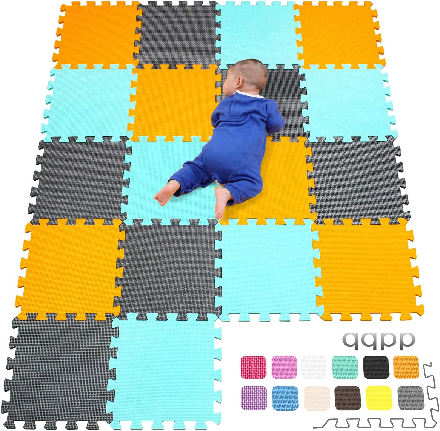 Qqpp Eva Puzzle Tapis Mousse Bebe Qqc Agb18n 30 30 1cm Ideal Pour Les Tapis De Jeux Enfant 18 Dalles Blanc Bleu Eveil Et Jouets Bebe Puericulture Eng Bouldermicrofinance Org