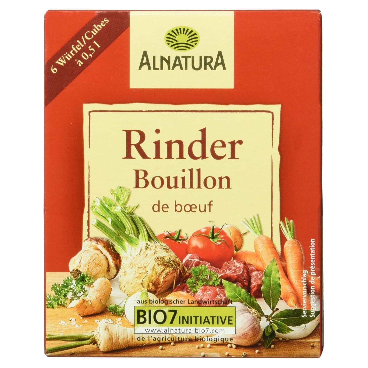 Alnatura Bio Rinderbruhwurfel Glutenfrei 15er Pack 15 X 66 G Amazon De Lebensmittel Getranke