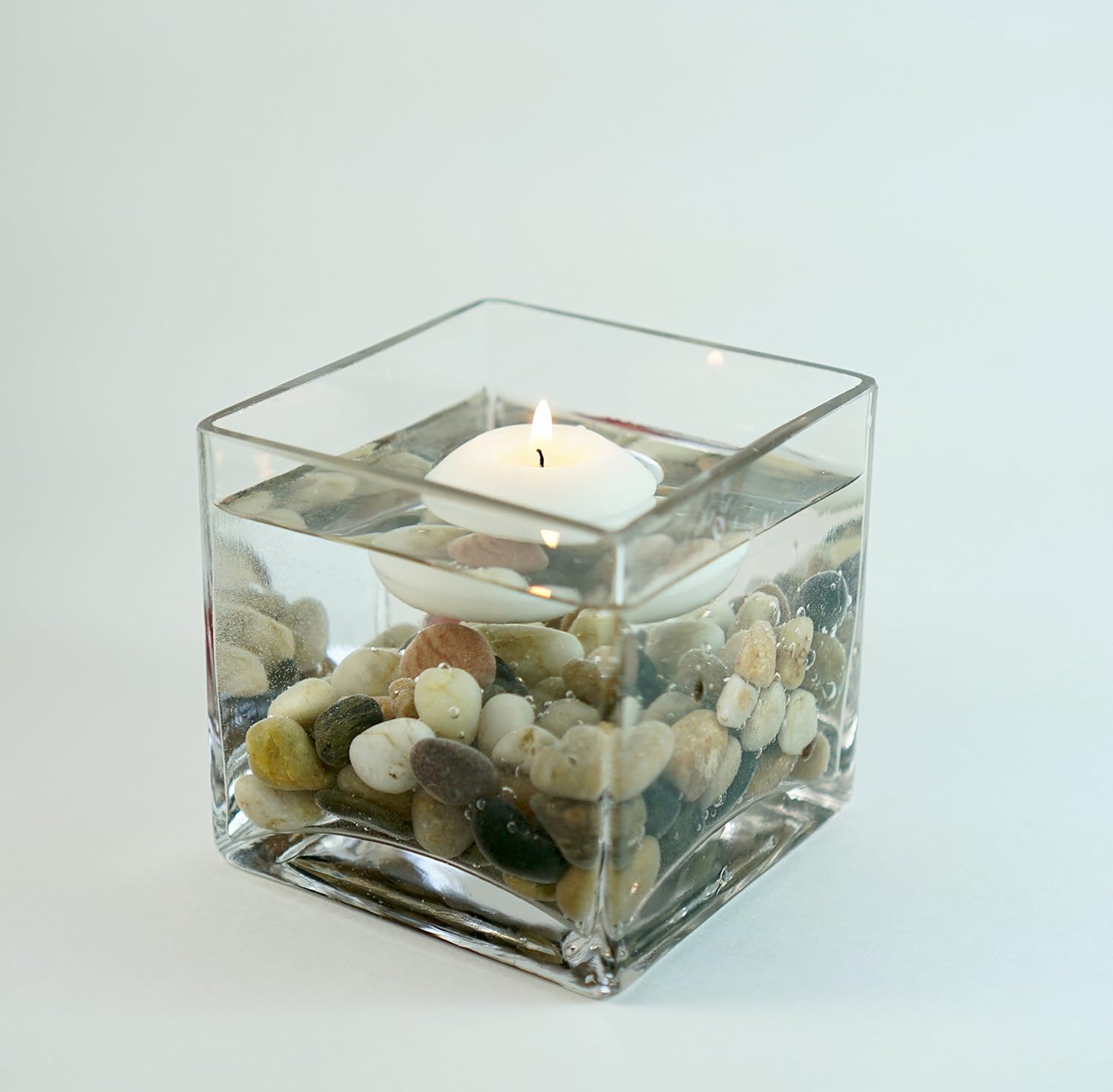 102 X 102 Cm Piazza Cubo Di Vetro Trasparente Vaso