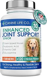 Canine Life Co Senior Enhanced Hip & Joint Support 120 Chewable Tablets UK