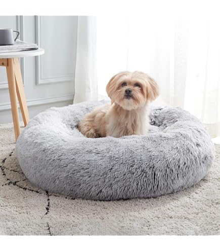 Ancol Timberwolf Pyramidenbett Für Katzen & Kleine Hunde - Kuscheliges Veloursleder, 40x43 Cm