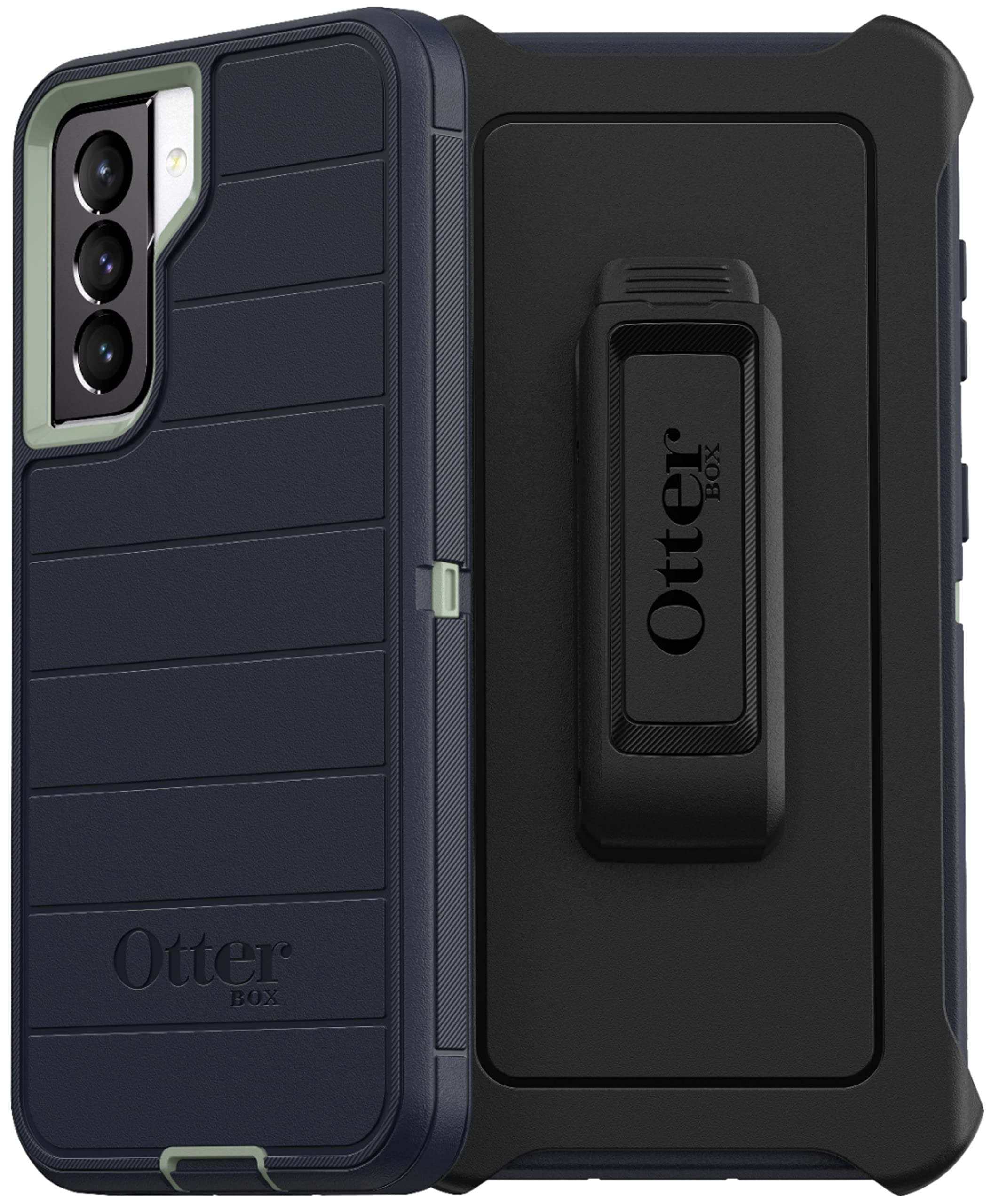 OtterBox Defender Series Rugged Case & Holster for Samsung Galaxy S21 5G (ONLY) Non-Retail Packaging - Varsity - with Microbial Defense