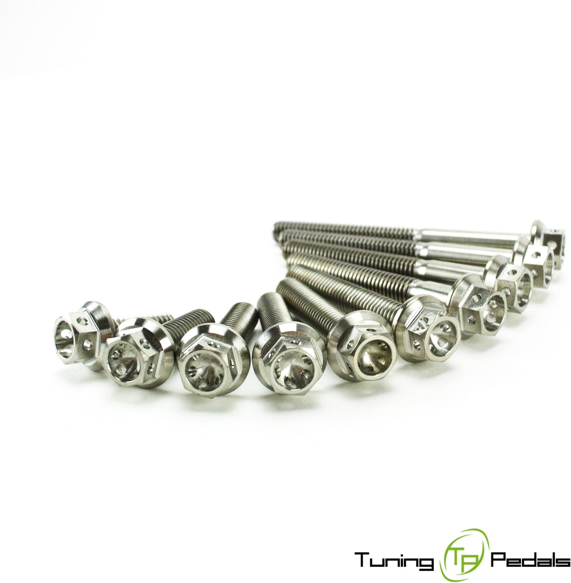 Tuning Pedals M6 Screw DIN 6921 Race Edition Magnetic Bracelet Titanium