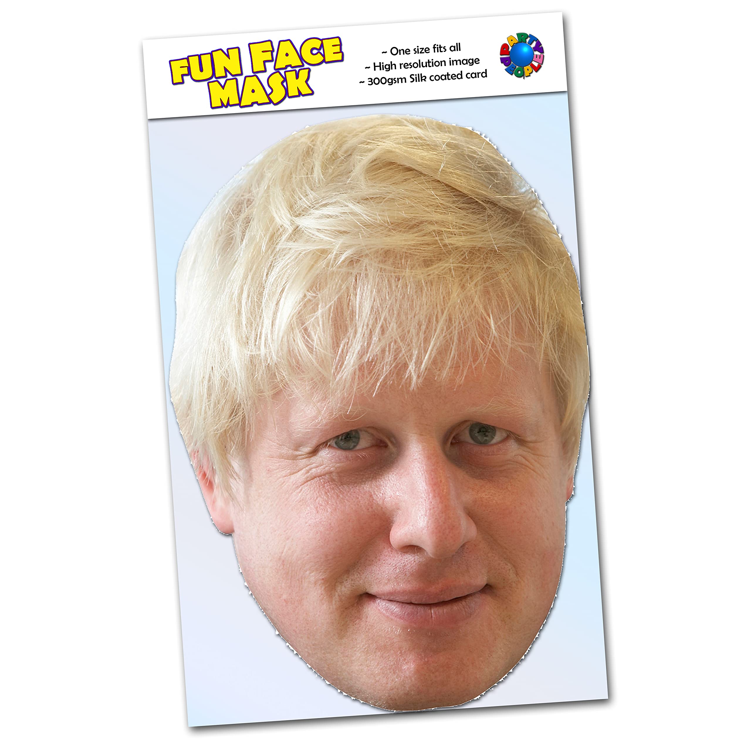 1 x Boris Johnson - Celebrity Face Mask - Ready To Wear - Boris J