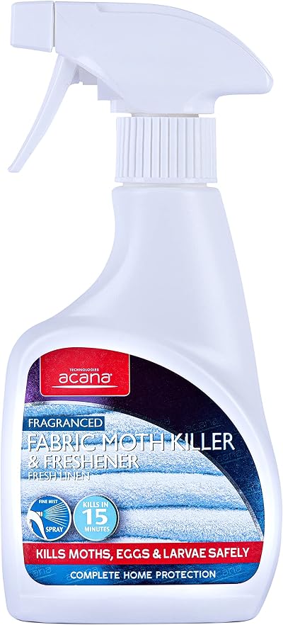 Acana Moth Killer & Freshener Fresh Linen 275ml Spray Formula
