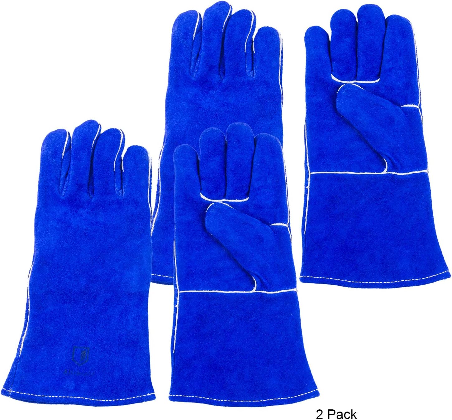 Allshield 【2Pack】A102101 Leather Welding Gloves Heat/Fire