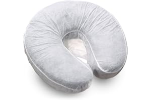 GEN'C BÉAUTY Disposable Face Cradle Cover Non-Woven U-Shaped Massage Headrest Cover, Non-Sticking Face Cradle Covers