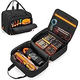 Rexmica Carrying Case Compatible with Klein Tools 80101/ ET310 AC Circuit Breaker Finder, Home Tester Kit Storage Bag for Digital Multimeter, Clamp Meter or Other Electrical Test Tools (Bag Only)