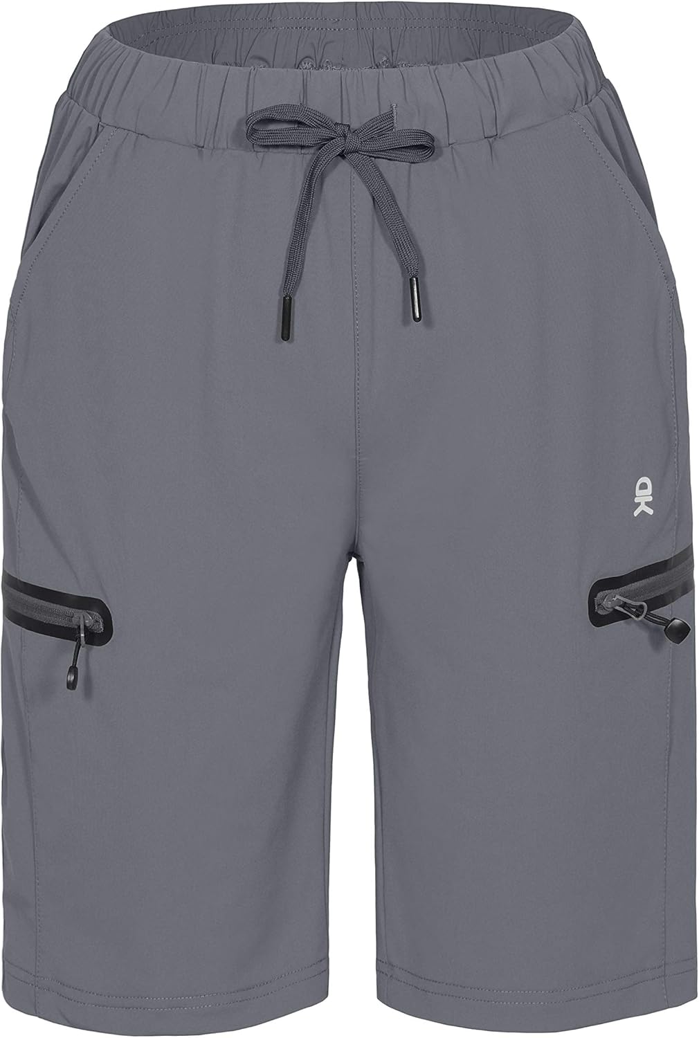 Little Donkey Andy Women’s Ultra-Stretch Quick Dry Lightweight Bermuda Shorts Drawstring Zipper Pocket Hiking Travel Workout : Clothing