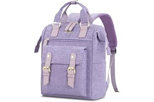 LOVEVOOK Mini Backpack for Women, Small Backpack Purse Cute Daypacks Stylish Bags for Shopping, Work, Dating, Purple-Purple