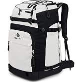 SEMSTY Ski Boot Bag, 55L/70L Waterproof Ski and Snowboard Boots Travel Pack | Ski Boot Bag Backpack for for Skis, Snowboard, Ski Helmet, Goggles, Gloves &amp; Accessories