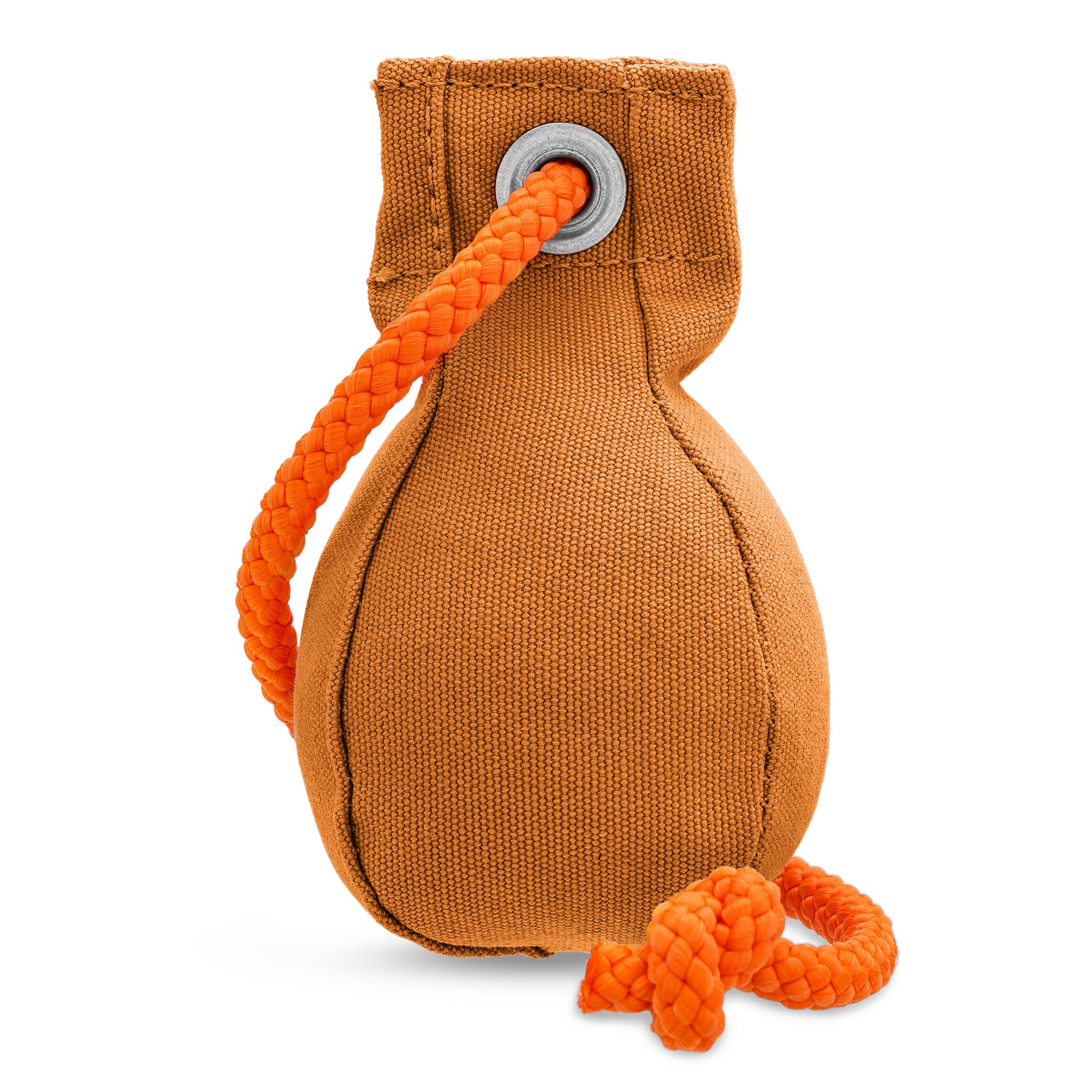 Dummy ball 150g, dog training toy, robust material, floatable, extra-long rope, ideal for fetch training, trains search and marker capacity