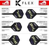 Target Darts Luke Littler K-Flex Flights & Shaft System No.2 Short 19mm Pack of view 4