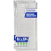 Bagean Microwave Filter 13.3" x 5.8" Fits GE WB06X10596 Oven Grease Filters | Replacement Aluminum Mesh Screen Also Fits Whirlpool Samsung Maytag - Filters Kitchen Air Over-the-Stove Vent Fan (2-Pack)