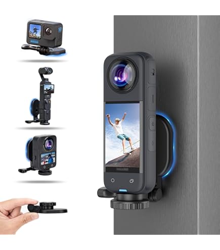 K&F Concept Magnetic Camera Mount With Action Camera Adapter, Magnetic...