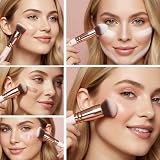 Lamora Kabuki Makeup Brush Set 10 Pc Synthetic Premium Brushes view 5