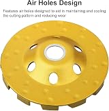 Topcloud 4 Inch Concrete Grinding Cup Wheel 12 Segs Diamond Turbo Grinder Disc view 3