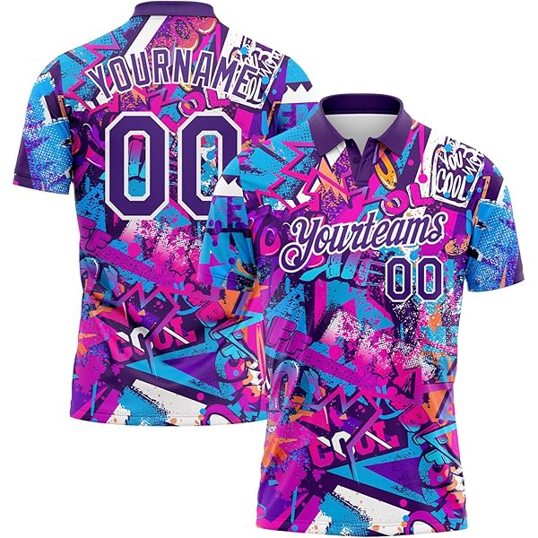 Amazon.com: PIONAMZIOZ Colorful bowling jerseys Bowling Polo