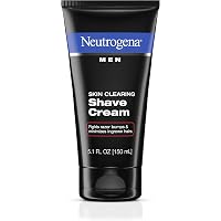 Amazon.com: Neutrogena Men Skin Clearing Shave Cream, Oil-Free Shaving ...