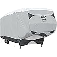 Classic Accessories Over Drive SkyShield Deluxe 5th Wheel Trailer Cover, Fits 41' - 44' Trailers - Water Repellent RV Cover (
