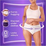 Always Discreet Incontinence Underwear Medium 48 White UK 8-14 6 Absorbency view 4