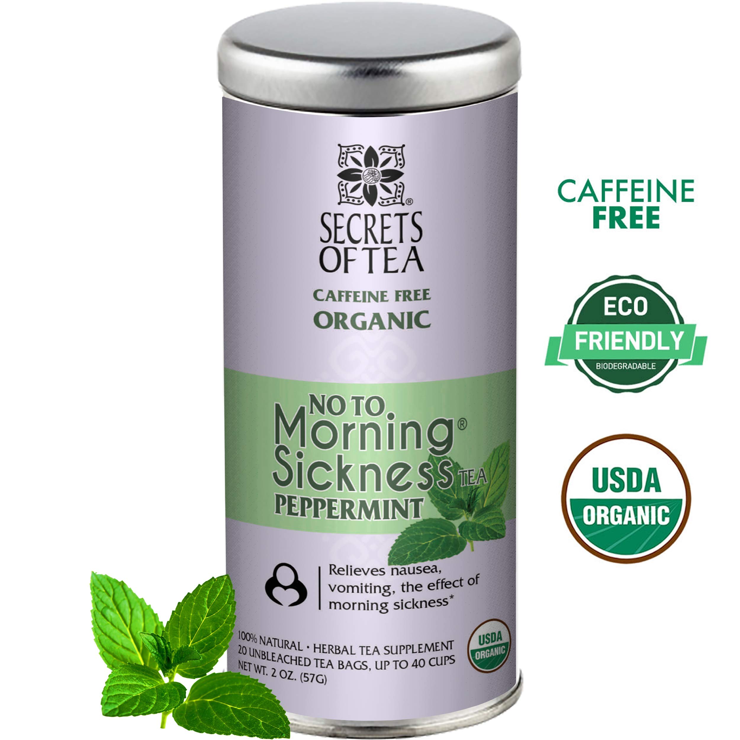 Morning Sickness Relief Pregnancy Tea Organic Peppermint Morning