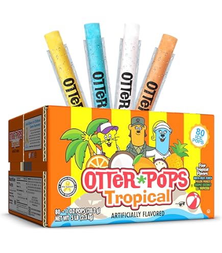 Amazon.com: Otter Pops, Original Assorted Freezer Pops, 1oz Freeze