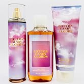 Bath &amp; Body Works Cotton Candy Clouds 3-Piece Set | Includes: Fine Fragrance Mist, Body Wash and Ultimate Hydration Body Cream