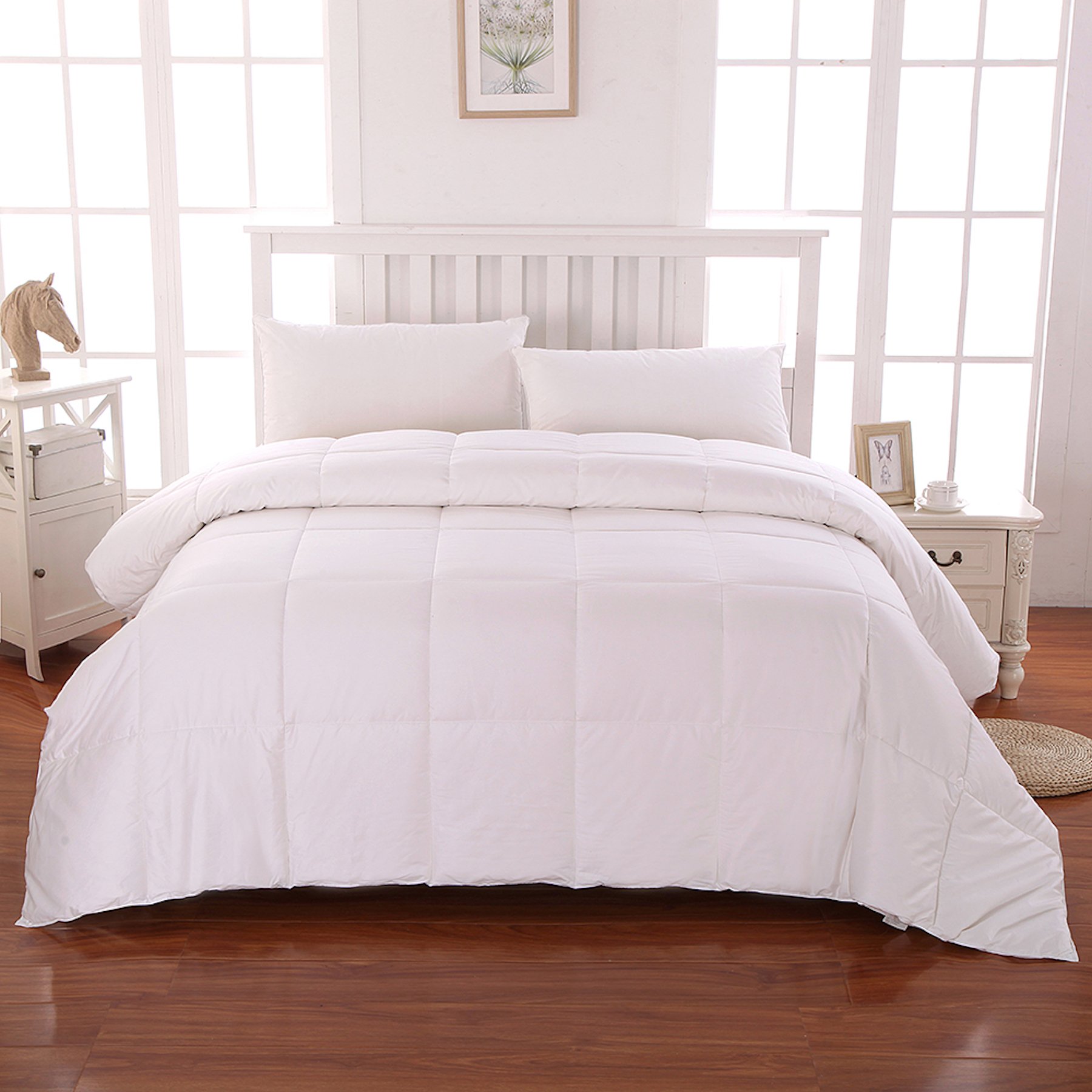 Cottonloft Cotton Filled Medium Warmth Comforter, Full/Queen