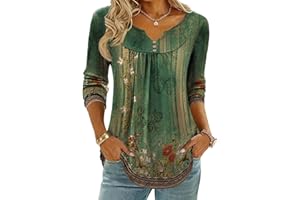 Zeagoo Womens Tops Long Sleeve Shirts 2025 V Neck Fall Blouses Dressy Casual Fashion Winter Work Tunic