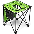 Travel John Foldable Commode Chair - Portable Camping Toilet, Steel Frame with Padded Seat, Supports up to 225lbs