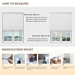 Boolegon Light Filtering Cellular Shades Cordless