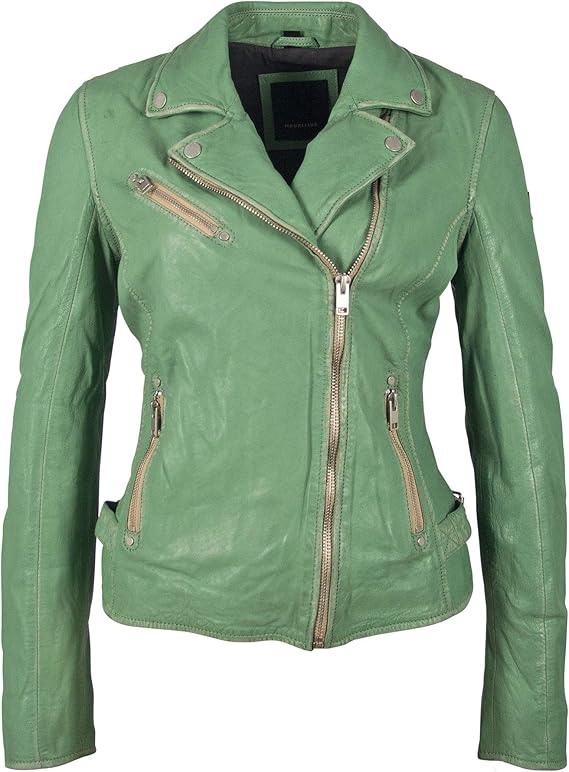 Mauritius Women S Vegetable Tanned Lambskin Leather Jacket Sofia At Amazon Women S Coats Shop