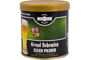 Mr. Beer Czech Pilsner 2 Gallon Homebrewing Craft Beer Refill Kit