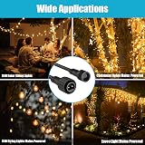 Dalugo 10M IP65 Waterproof Outdoor Festoon Lights Extension Lead Wire 2 Pin view 7