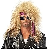 California Costumes Men's Heavy Metal Rocker Wig,Blonde,One Size