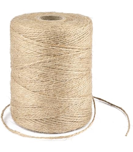 1mm Ply Natural Jute String Polished/Waxed Model Card Making - Foto 11